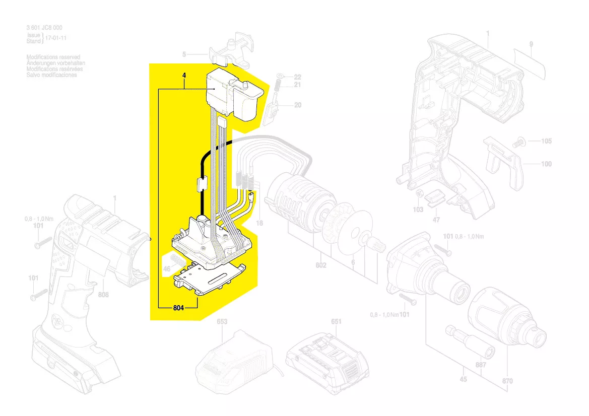 Module électronique réf. 1 607 233 5JG Bosch